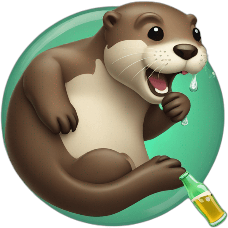 beer drunk otter emoji