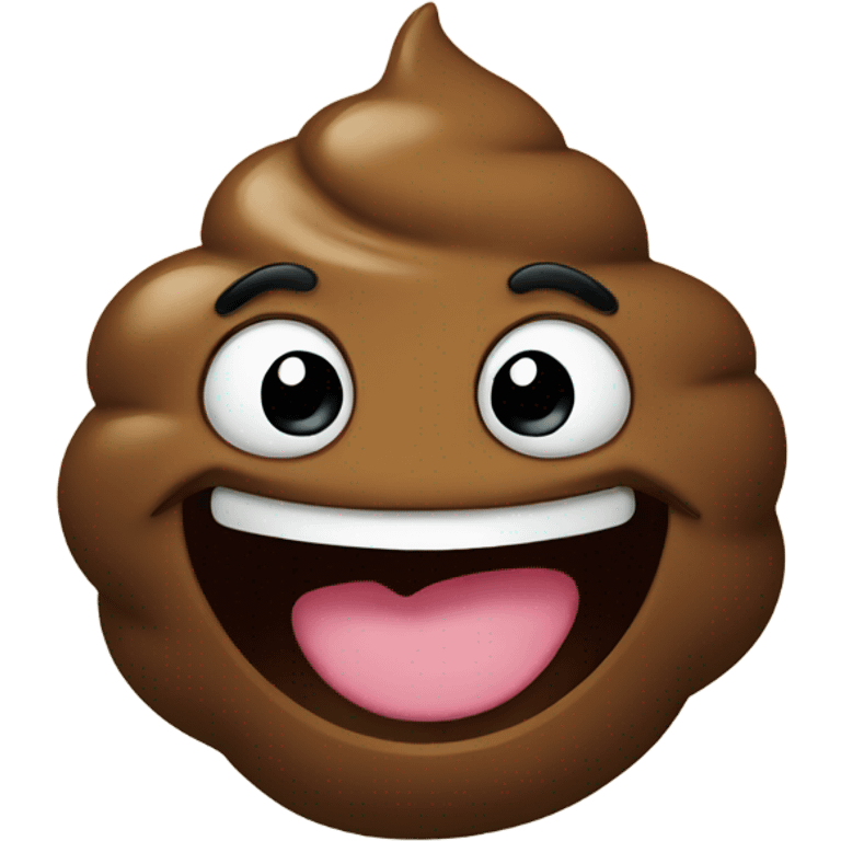 poo smiling emoji