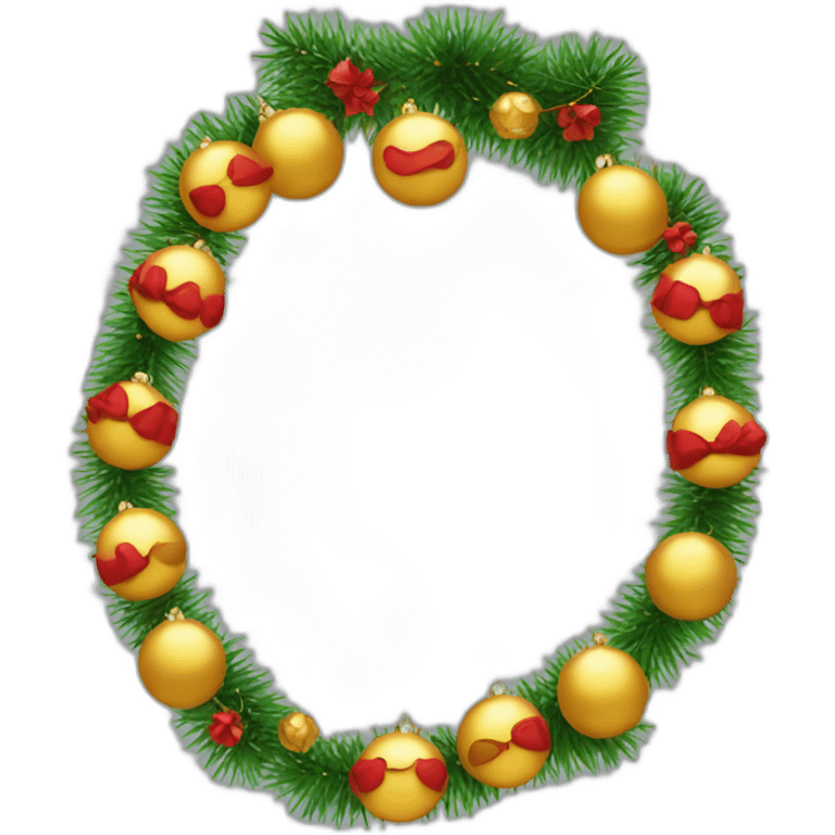 bauble garland emoji