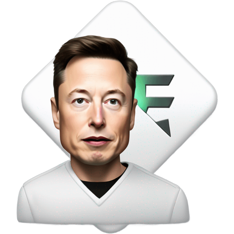 elon musk have silver play button emoji