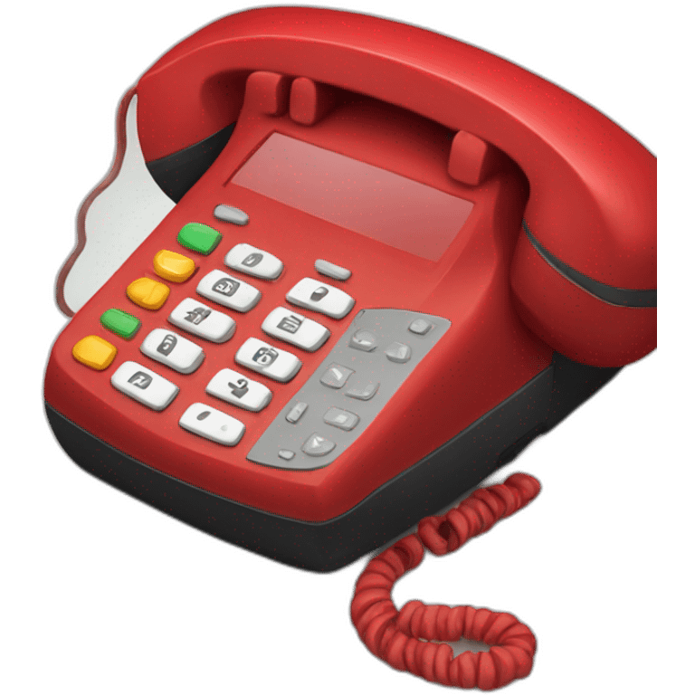 Red mobile phone emoji