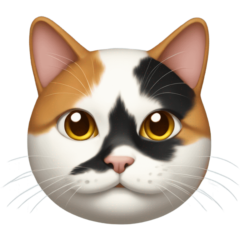 Calico cat Fat emoji