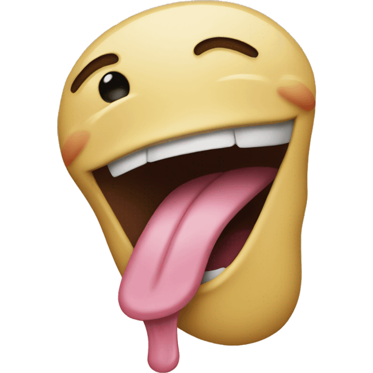 Emoji with tongue out  emoji