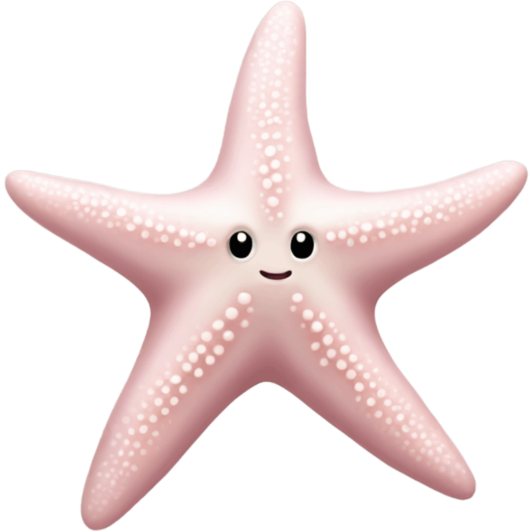 pale pink starfish emoji