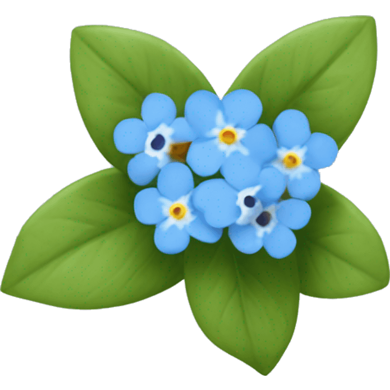 forget me not flower emoji