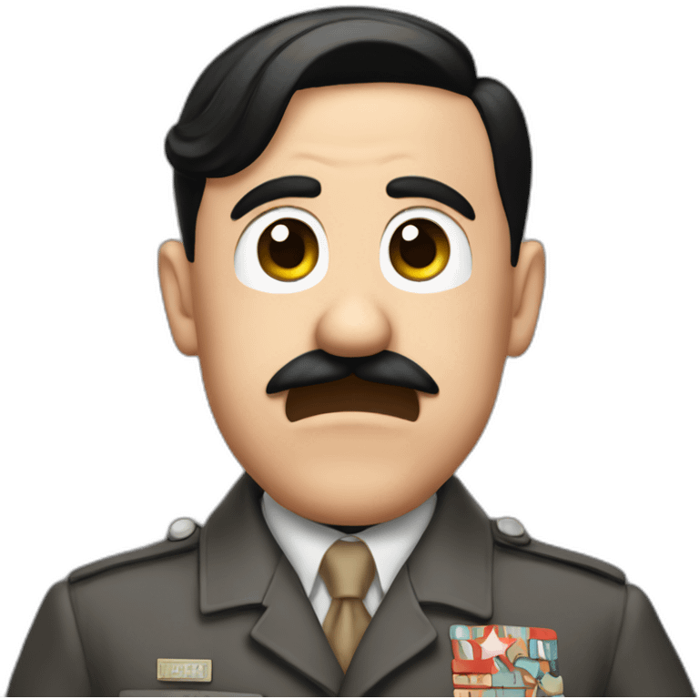 Hitler at disneyworld emoji