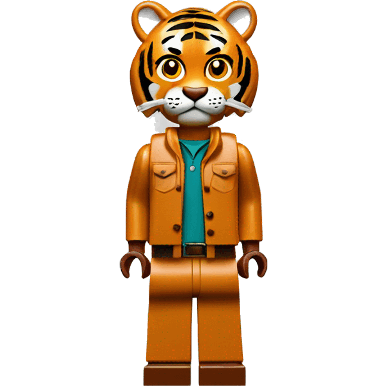 Tiger Wood lego full body emoji