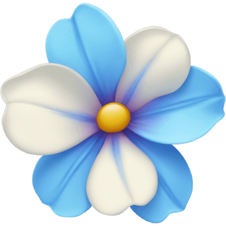 Pretty blue flower emoji