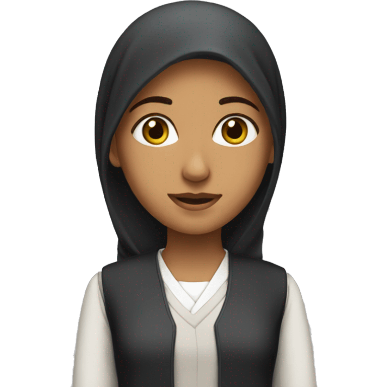 Arab-girl-school student emoji