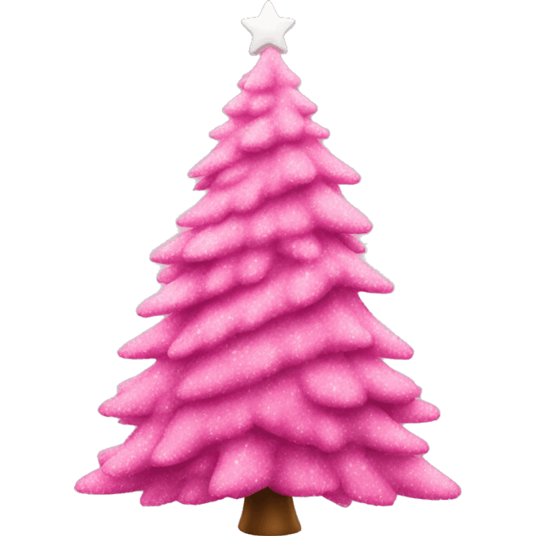 pink christmas tree emoji