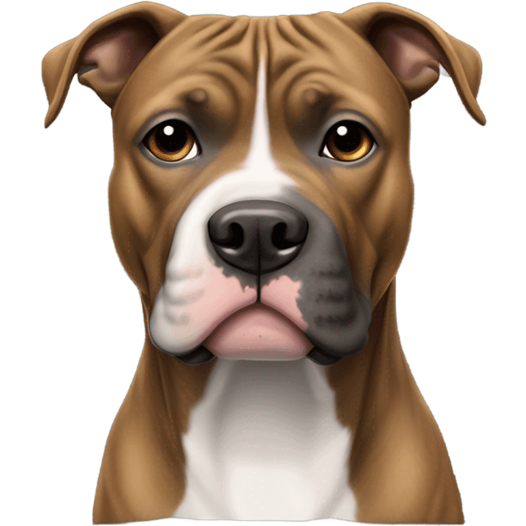 Brindle am-staff terrier  emoji