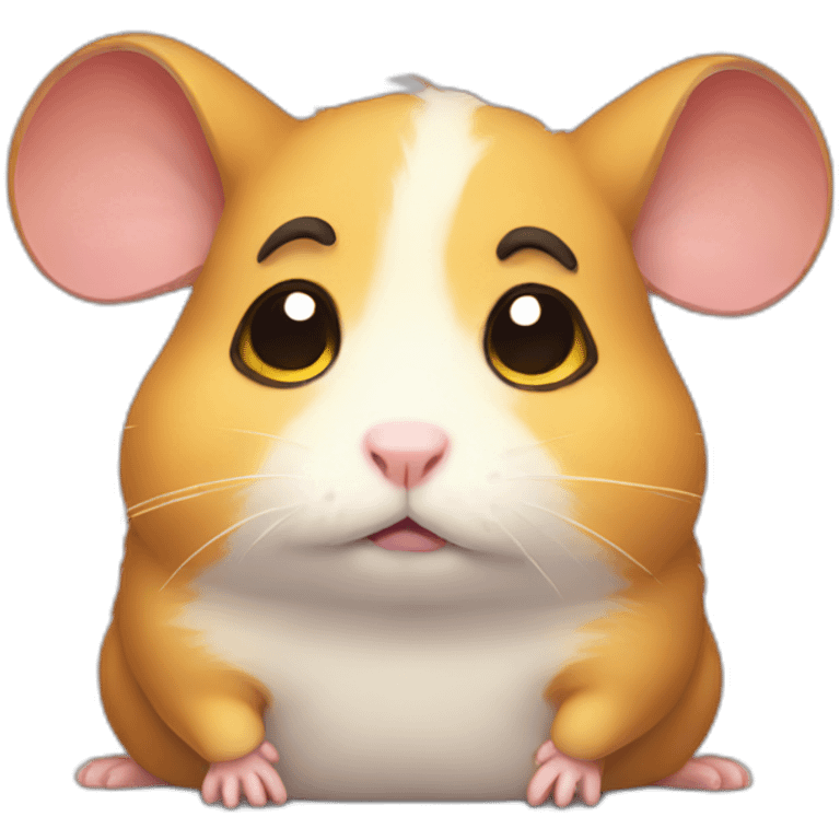 sad hamster emoji