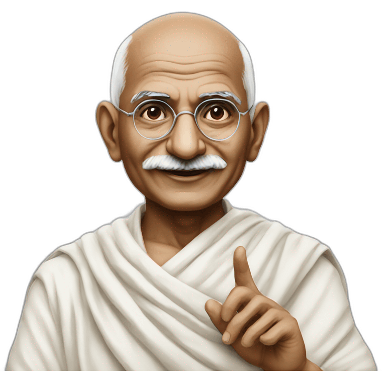 Gandhi ji  have so much money  emoji