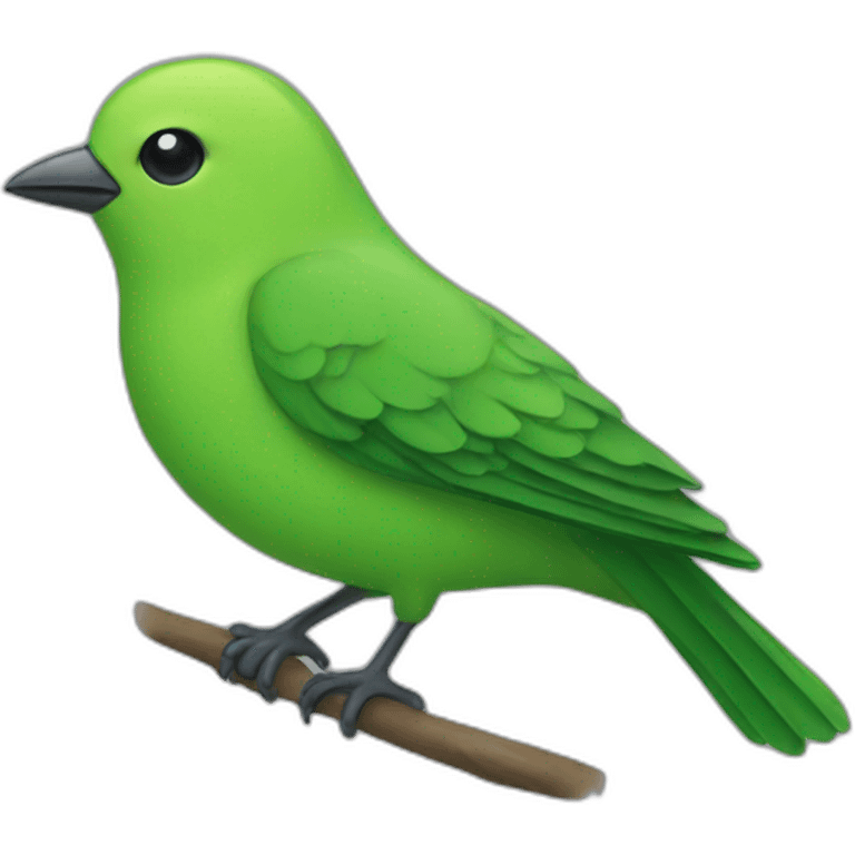 green bird emoji