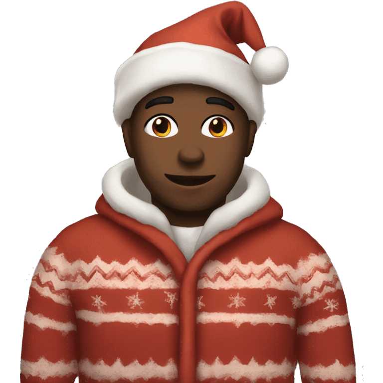 Cosy christmas emoji