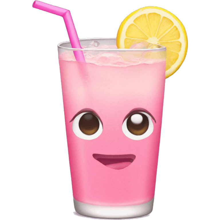 Pink lemonade emoji