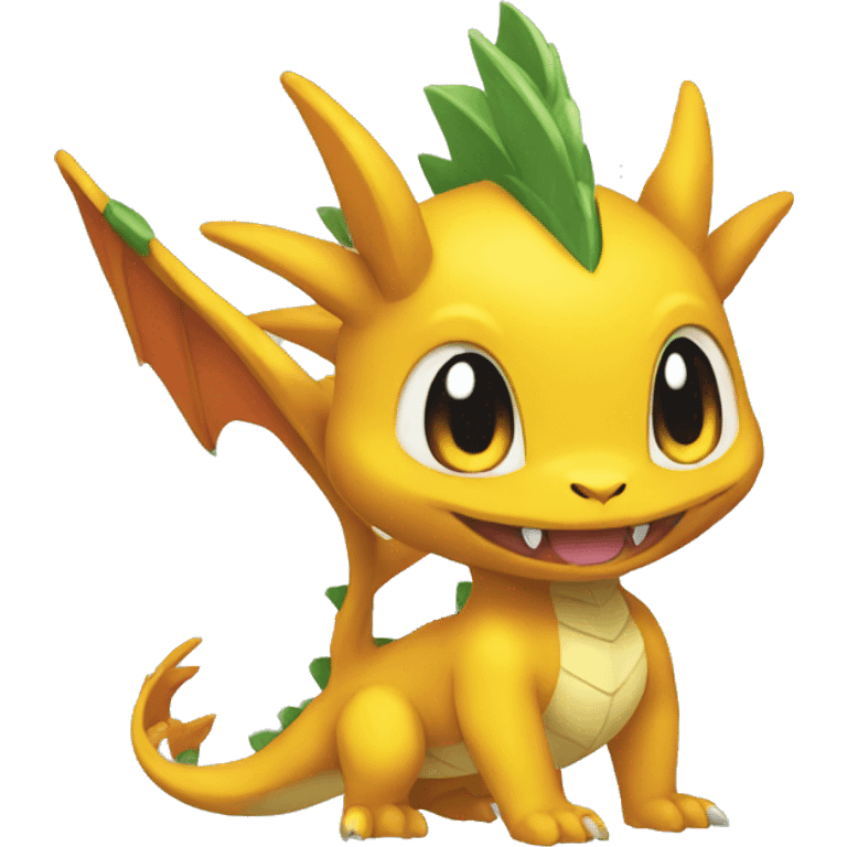 Dracofeu Pokémon  emoji