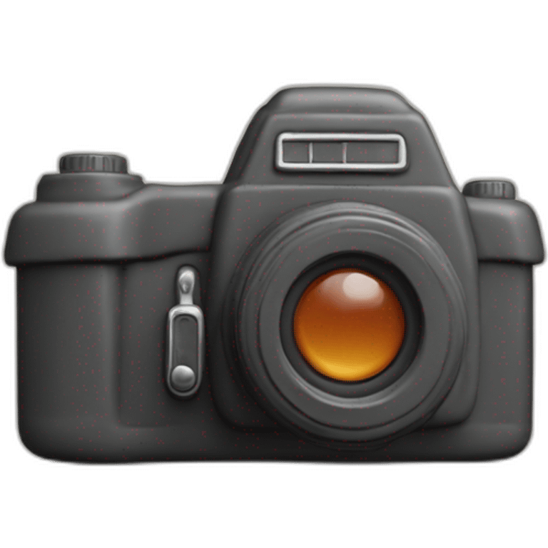 Plasticine slr film camera emoji