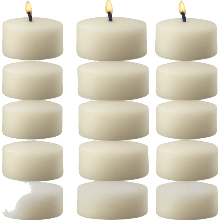 Vanilla candle emoji