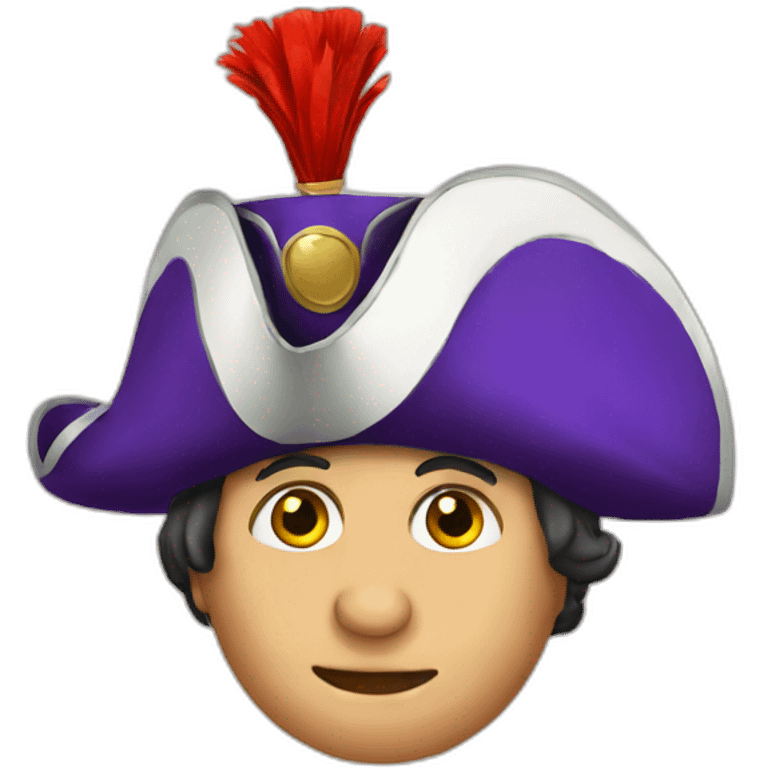 Napoleon-party-hat emoji