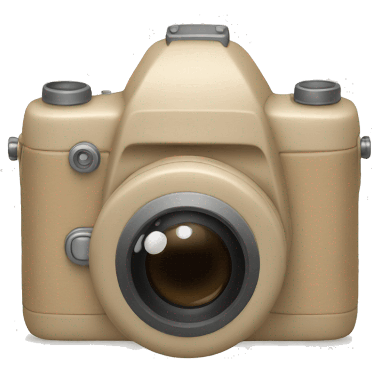 Camera beige emoji