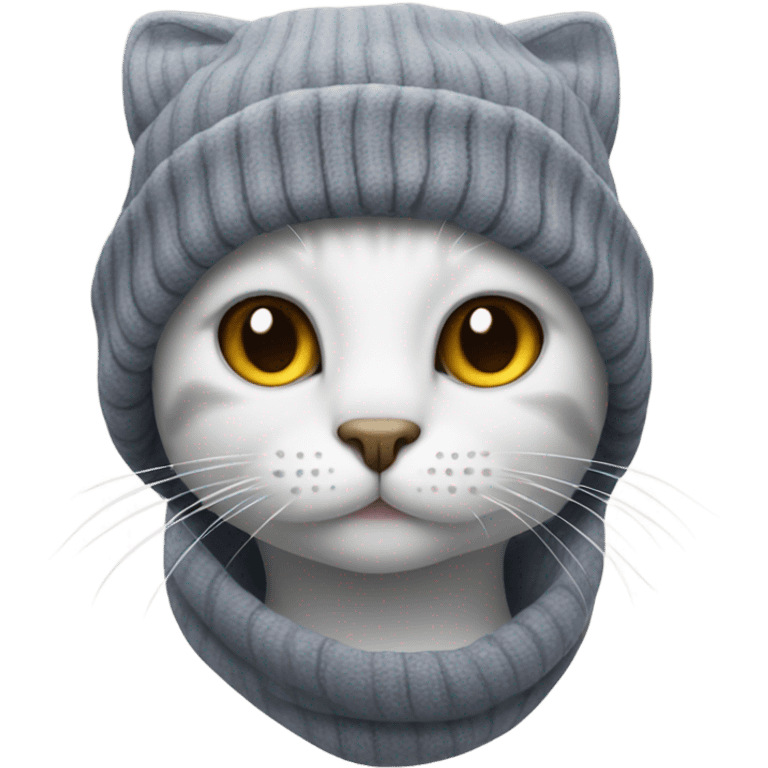 Cat wearing a beanie  emoji