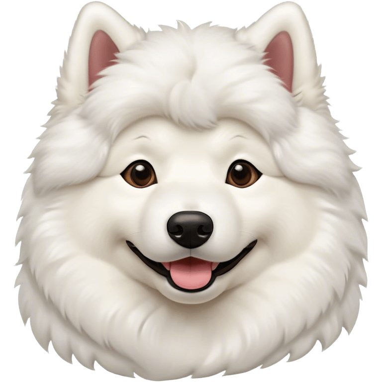 happy samoyed in Reims emoji