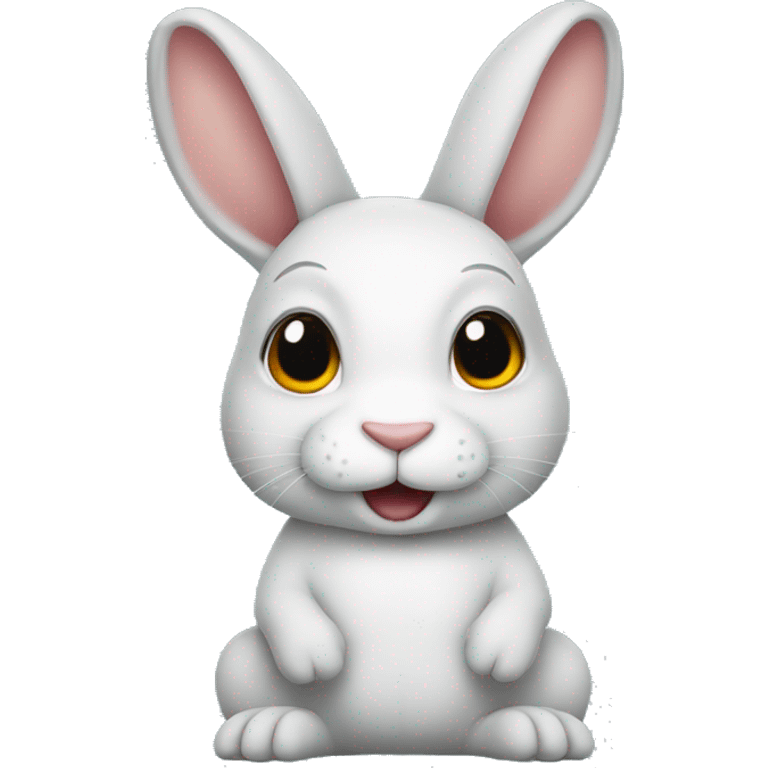 Rabbit with flippers emoji