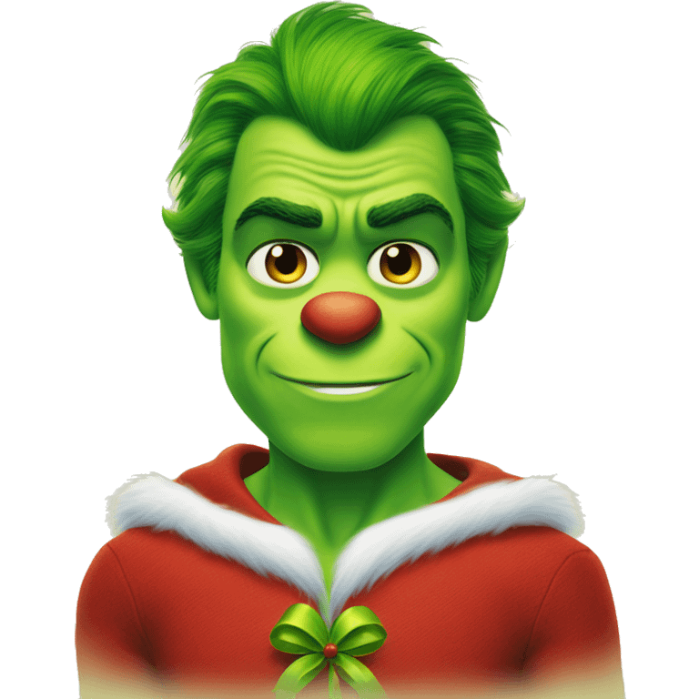 henry cavill as grinch emoji