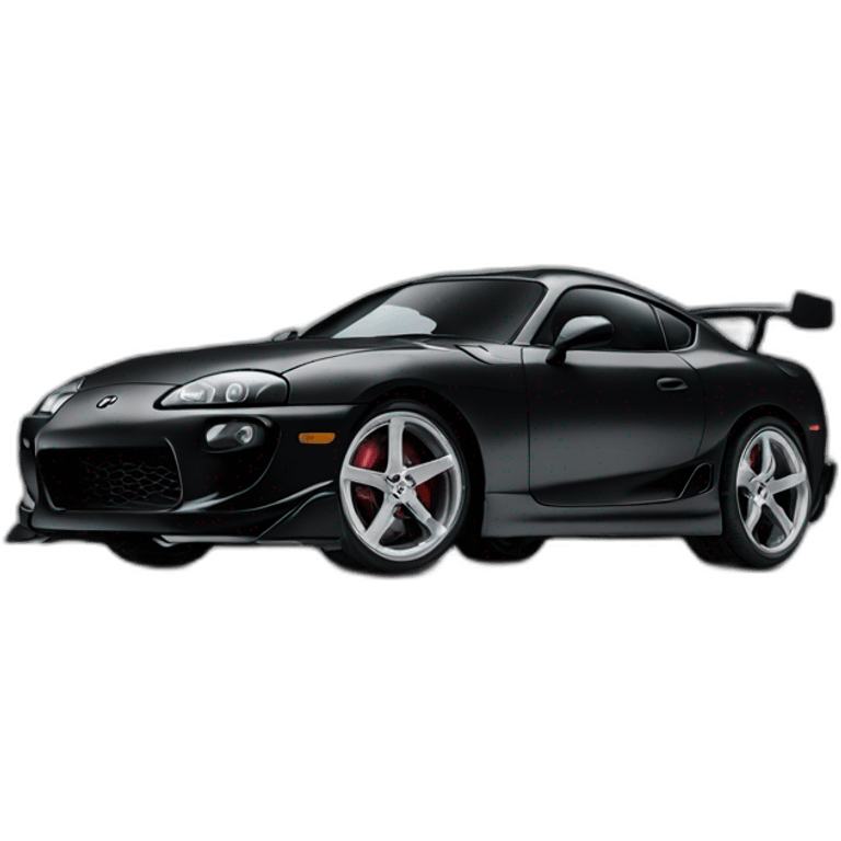 Black supra with black air emoji