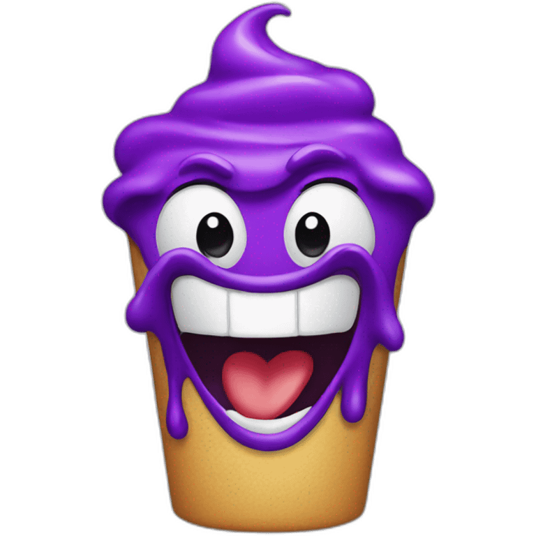 Grimace shake emoji