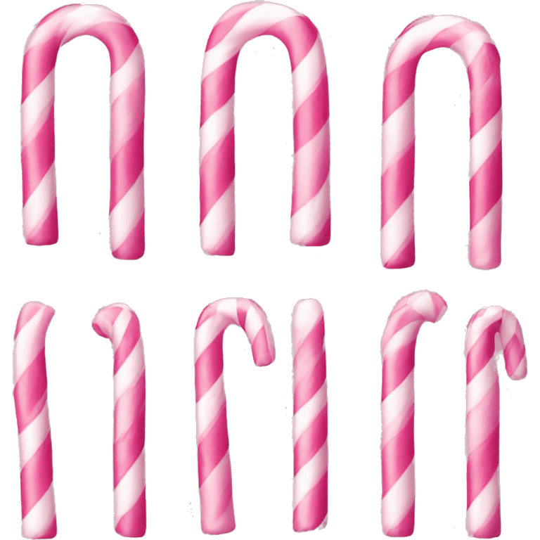 iOS 18 emoji stickers candy cane pink emoji