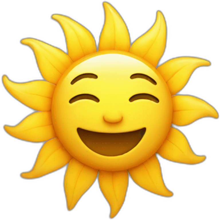 smiling sun emoji