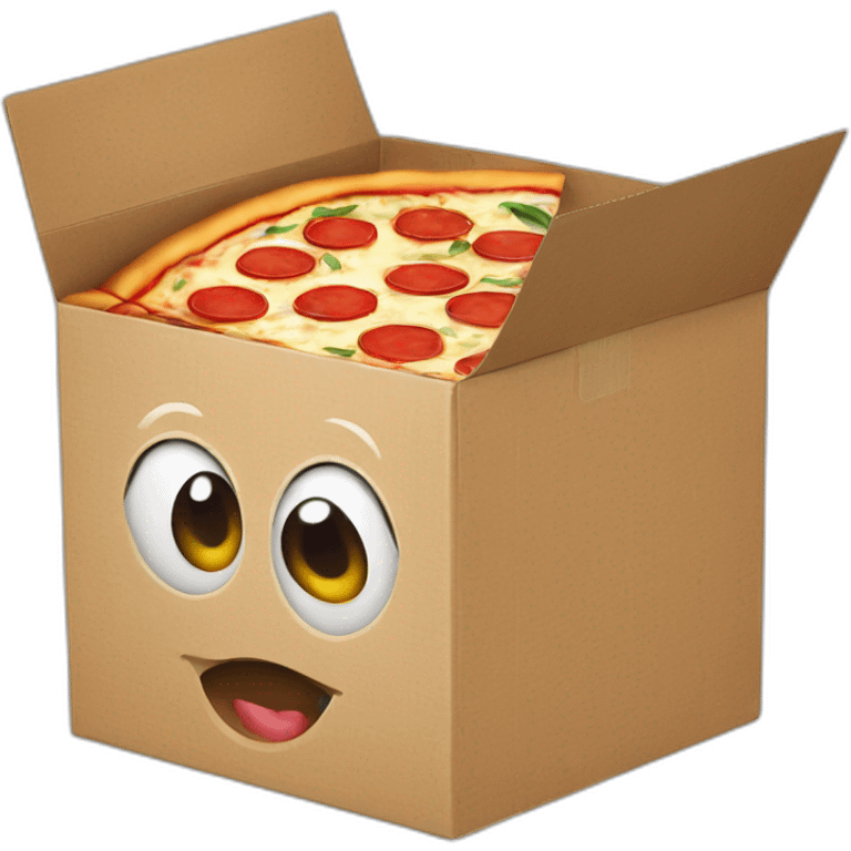 pizza box emoji