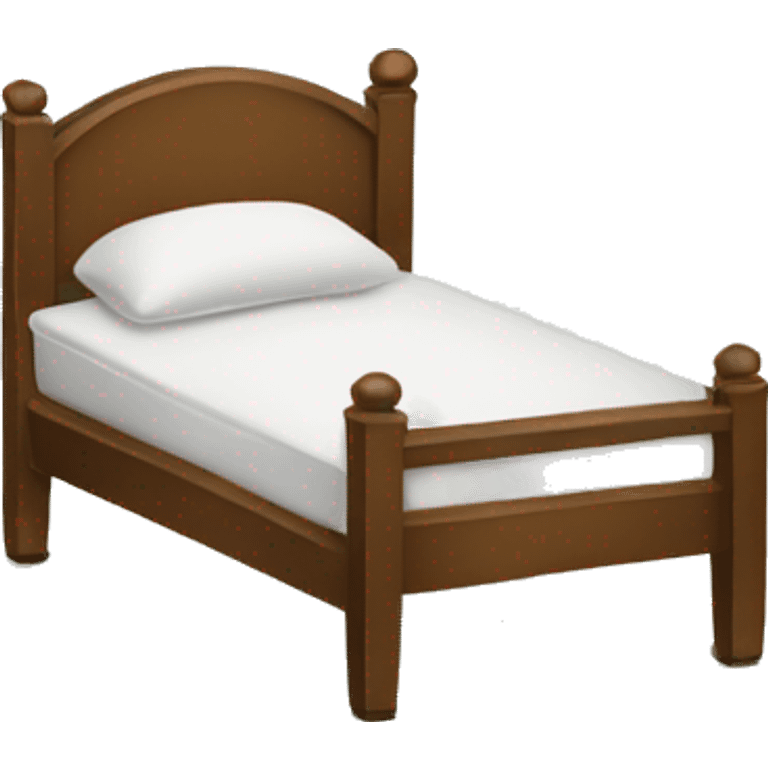 A bed running away  emoji