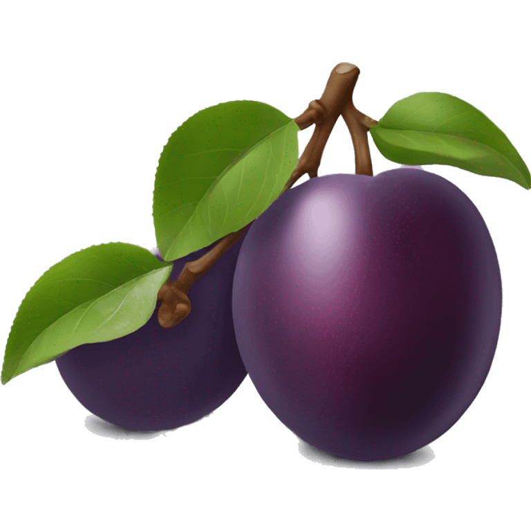 Fruit plum  emoji