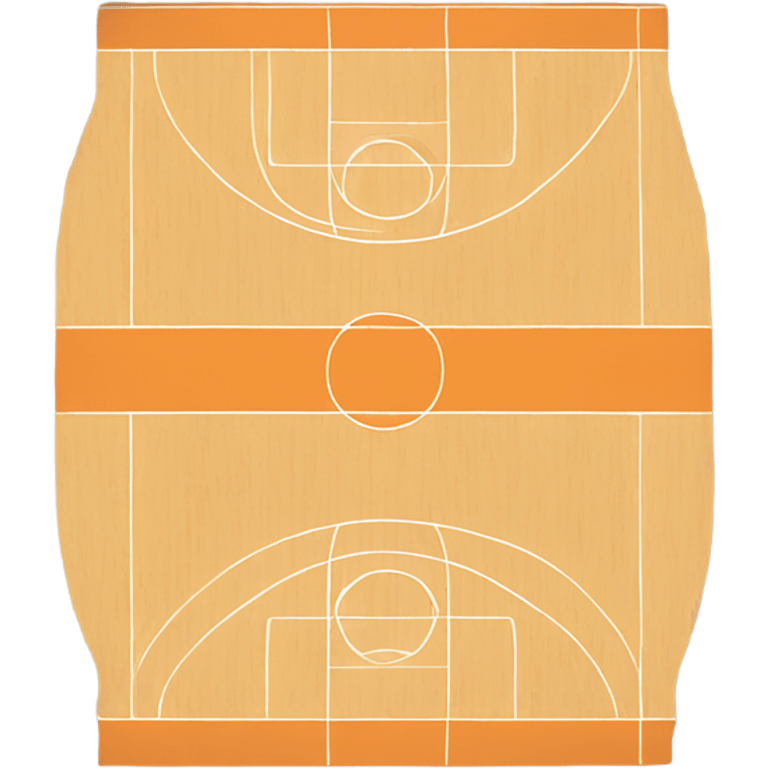 Basketball court emoji