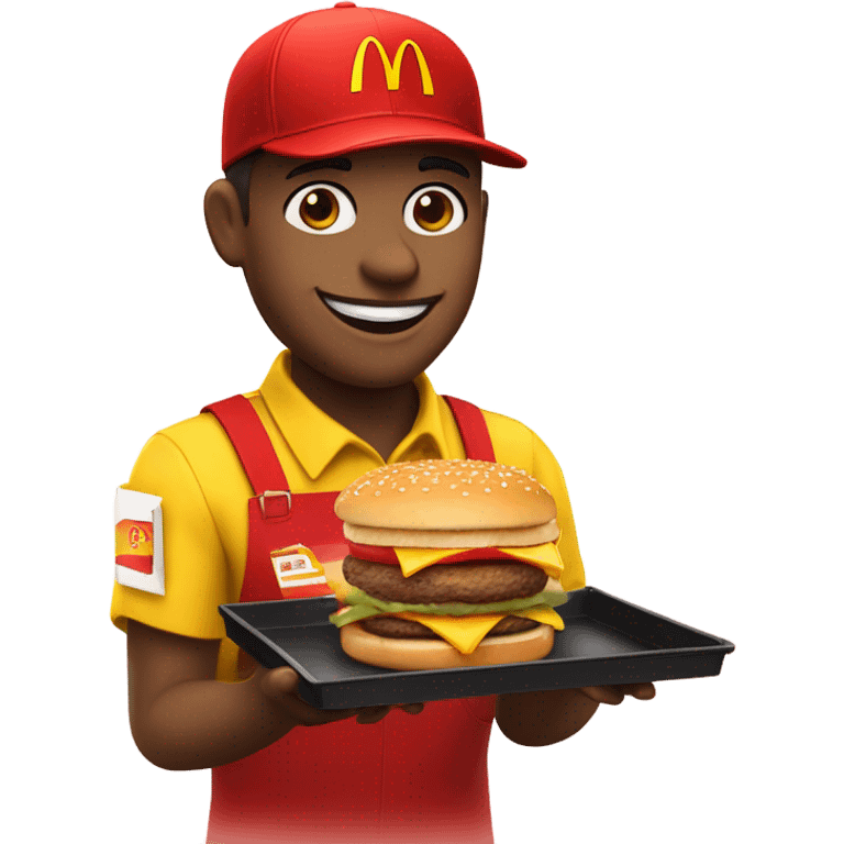 McDonald’s worker emoji