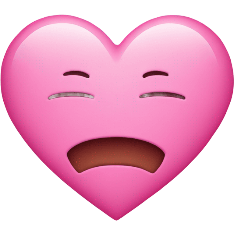 Pink heart emoji