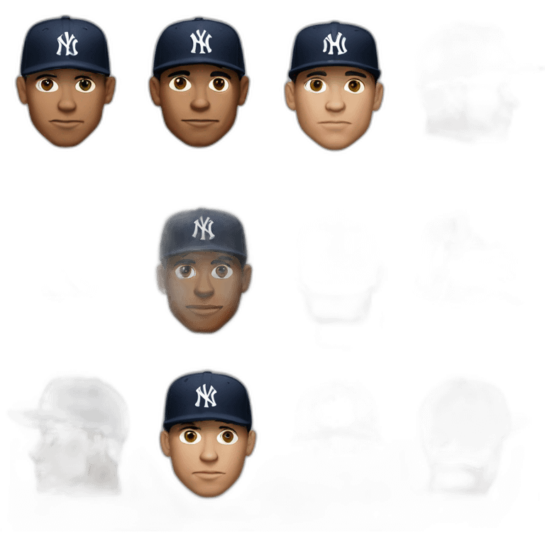 Aaron judge in yankees cap emoji