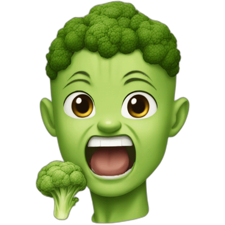 Avatar Aang Brocolli in mouth emoji