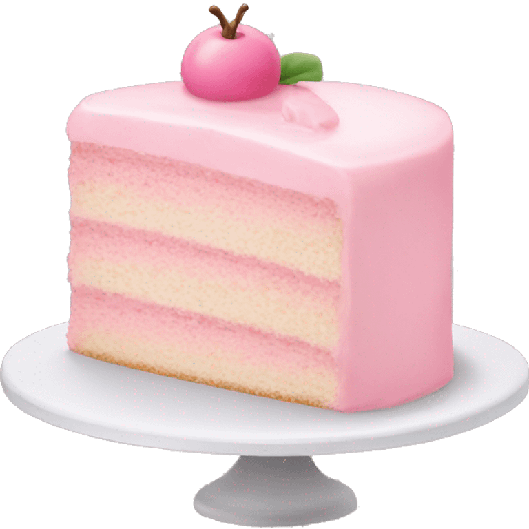 Light pink cake emoji