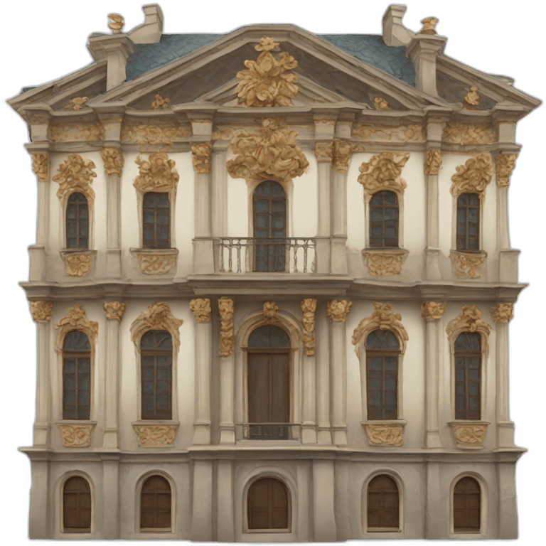 baroque building transparent background emoji