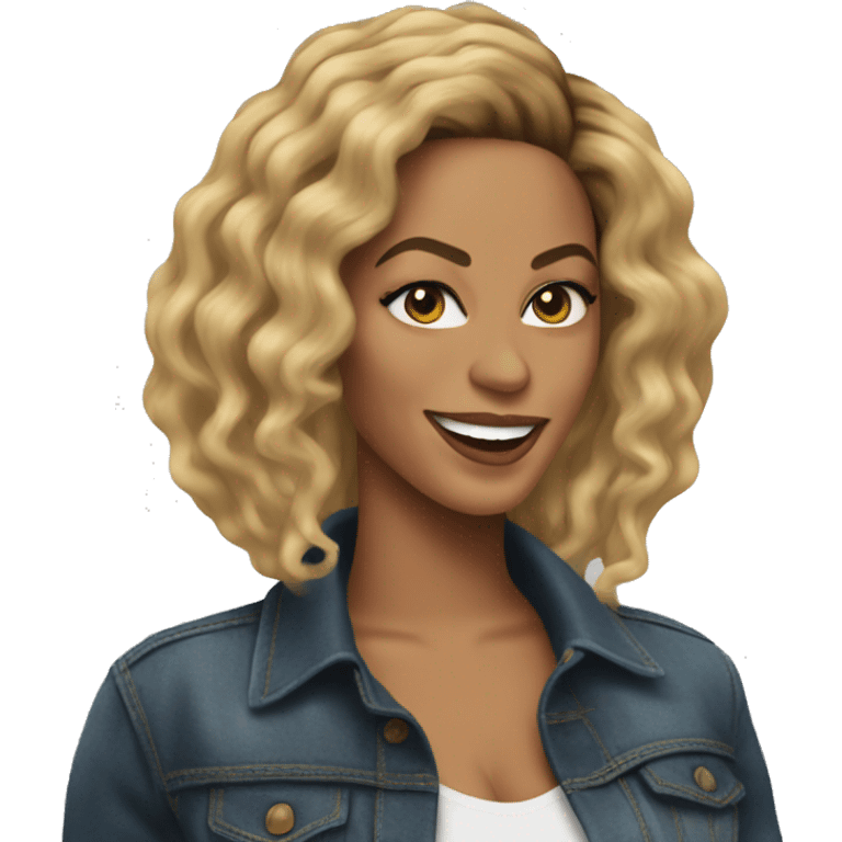 Beyonce in real life emoji