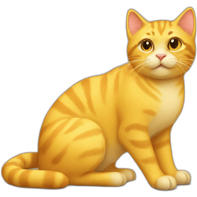 Yellow cat emoji