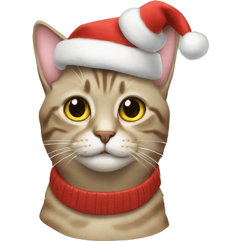 Cat Christmas  emoji