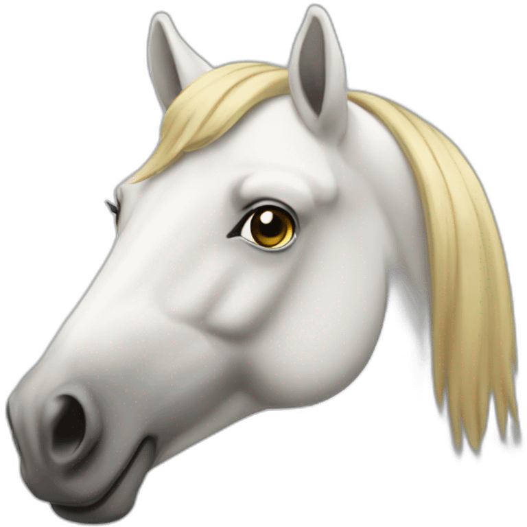 Cheval blanc emoji