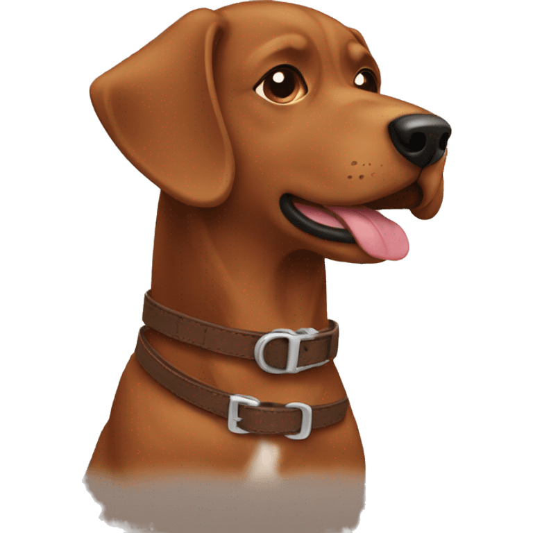 brown dog collar emoji