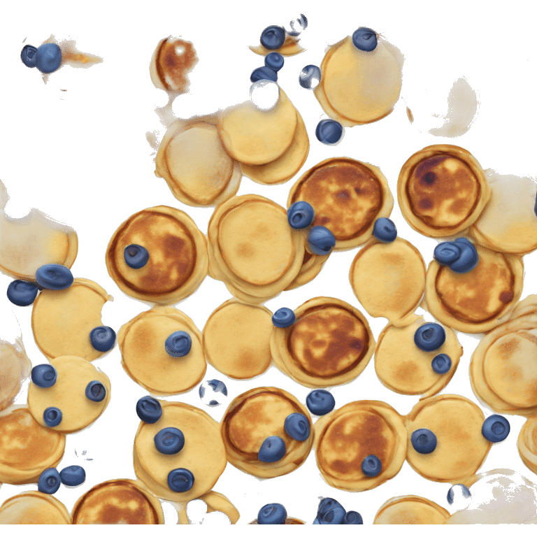 Blueberry pancakes  emoji