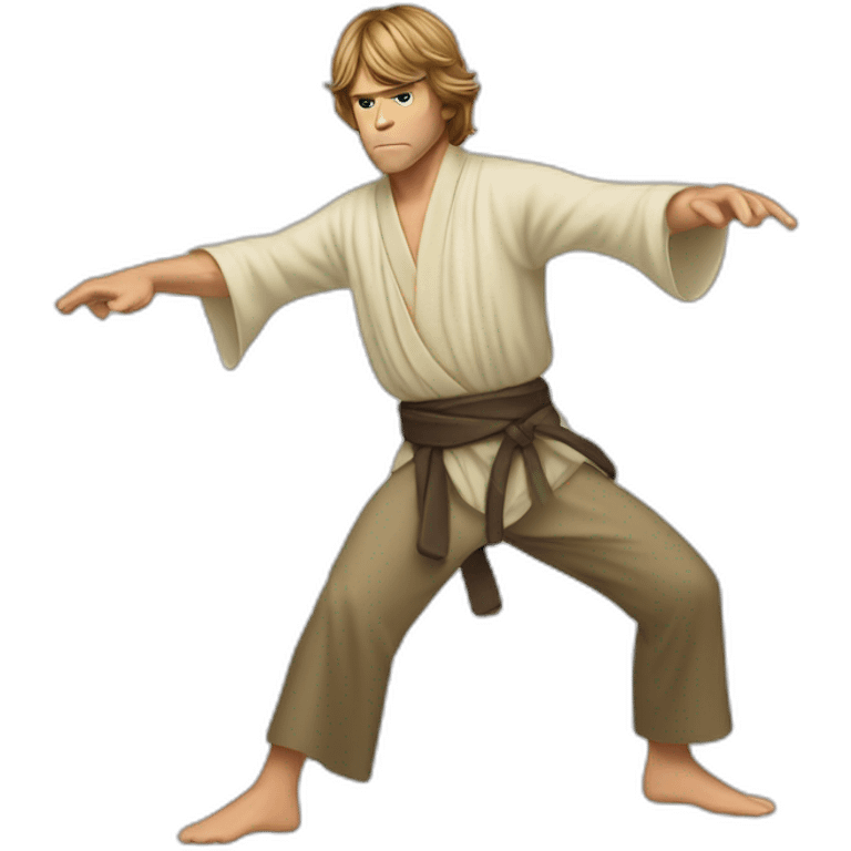 Luke Skywalker qui danse emoji